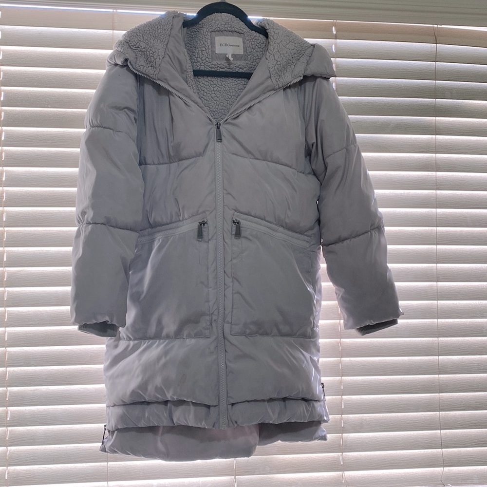 BCBGeneration Puffy Jacket with extend zip on both side.